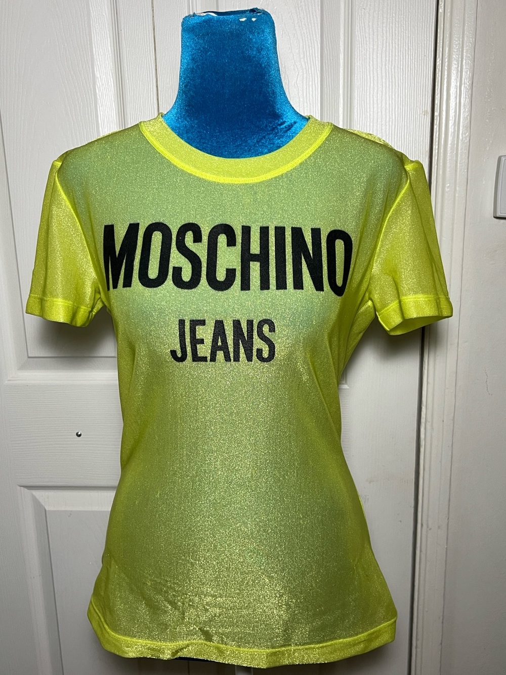 MOSCHINO Jeans T Shirt Women’s 10 Stretchy